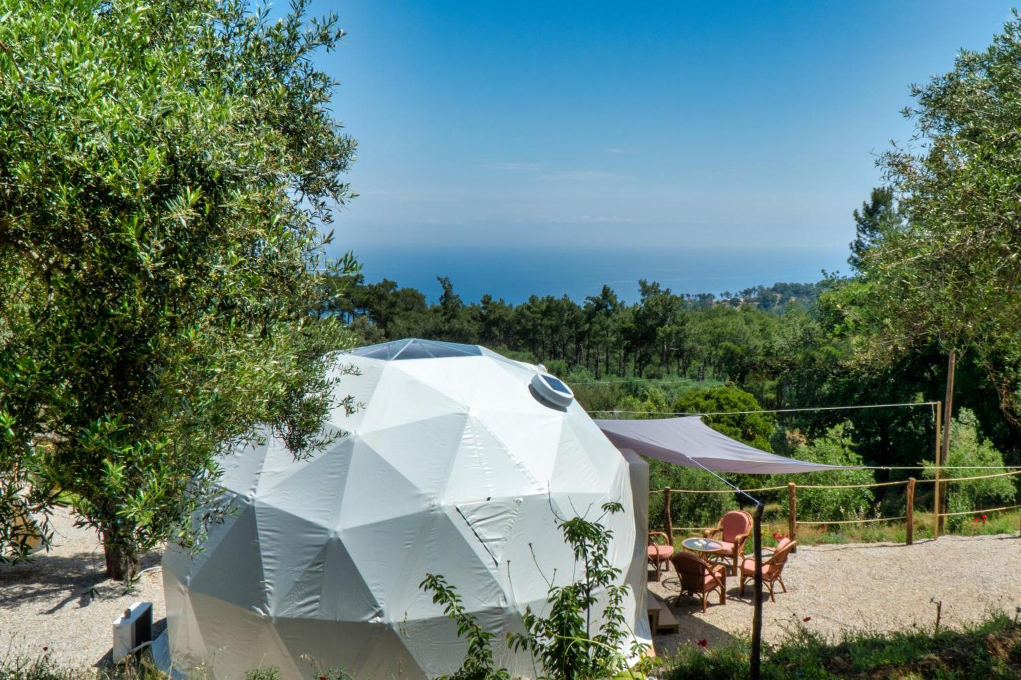 Luxury Dome Tents Ikaria Ap'Esso2 Raches  Exterior photo